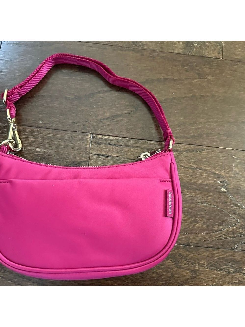 Lululemon-City Essentials Mini Shoulder Bag 1L-Berry Rumble-NWT - Picture 10 of 12